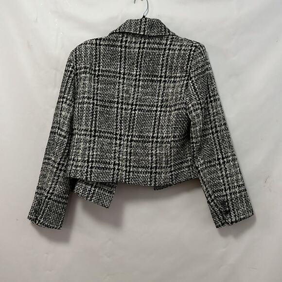 NWT APPARALEL CROPPED BLACK & WHITE JACKET‎ SIZE XL - Picture 3 of 9